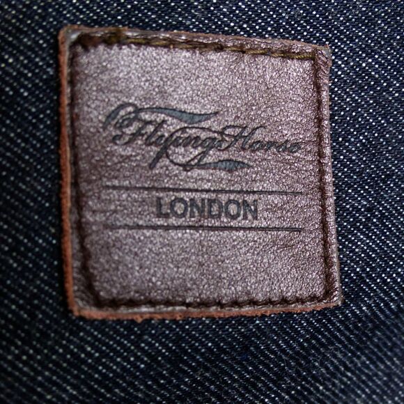 Flying Horse London Selvedge Indigo Denim Tote Bag Liberty Fairs NWT Workwear - Picture 4 of 15